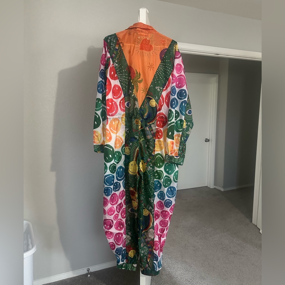 FARM Rio Multicolor Printed Jumpsuit with Orange Accents - Picture 3 of 15